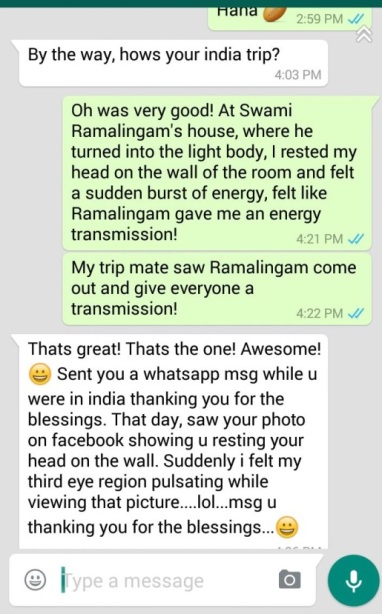 Swami Ramalinga Double Miracle